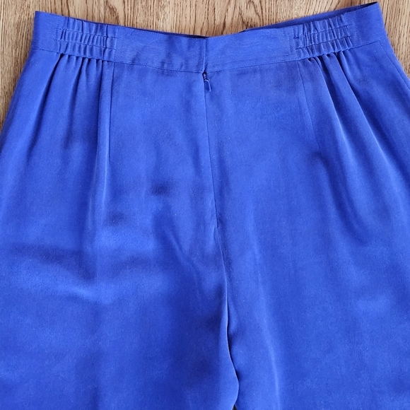 DANA BUCHMAN ROYAL BLUE PANTS SIZE 16 - Picture 3 of 6